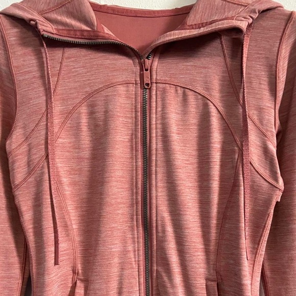 Lululemon Athletic Hooded Define
Jacket Nulu Heathered Brier Rose - Picture 5 of 10